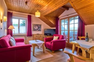 Wohnzimmer der Ferienwohnung Christian im Haus Irene