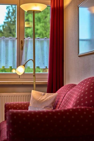 Sitzecke in der Ferienwohnung Stephan